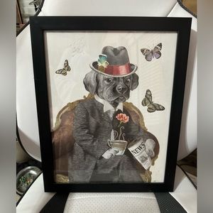 Dog Poster picture Framed